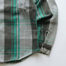 画像9: 〜90's GREAT NORTHWEST COTTON CHECK HEAVY FLANNEL SHIRT (9)