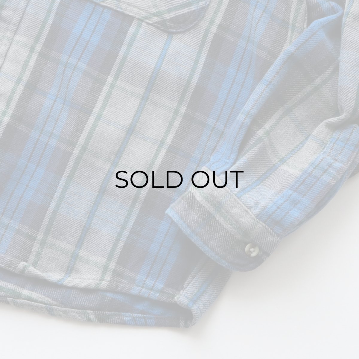 画像4: 90's FIVE BROTHER COTTON CHECK HEAVY FLANNEL SHIRT (4)