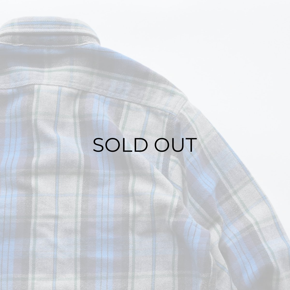 画像5: 90's FIVE BROTHER COTTON CHECK HEAVY FLANNEL SHIRT (5)