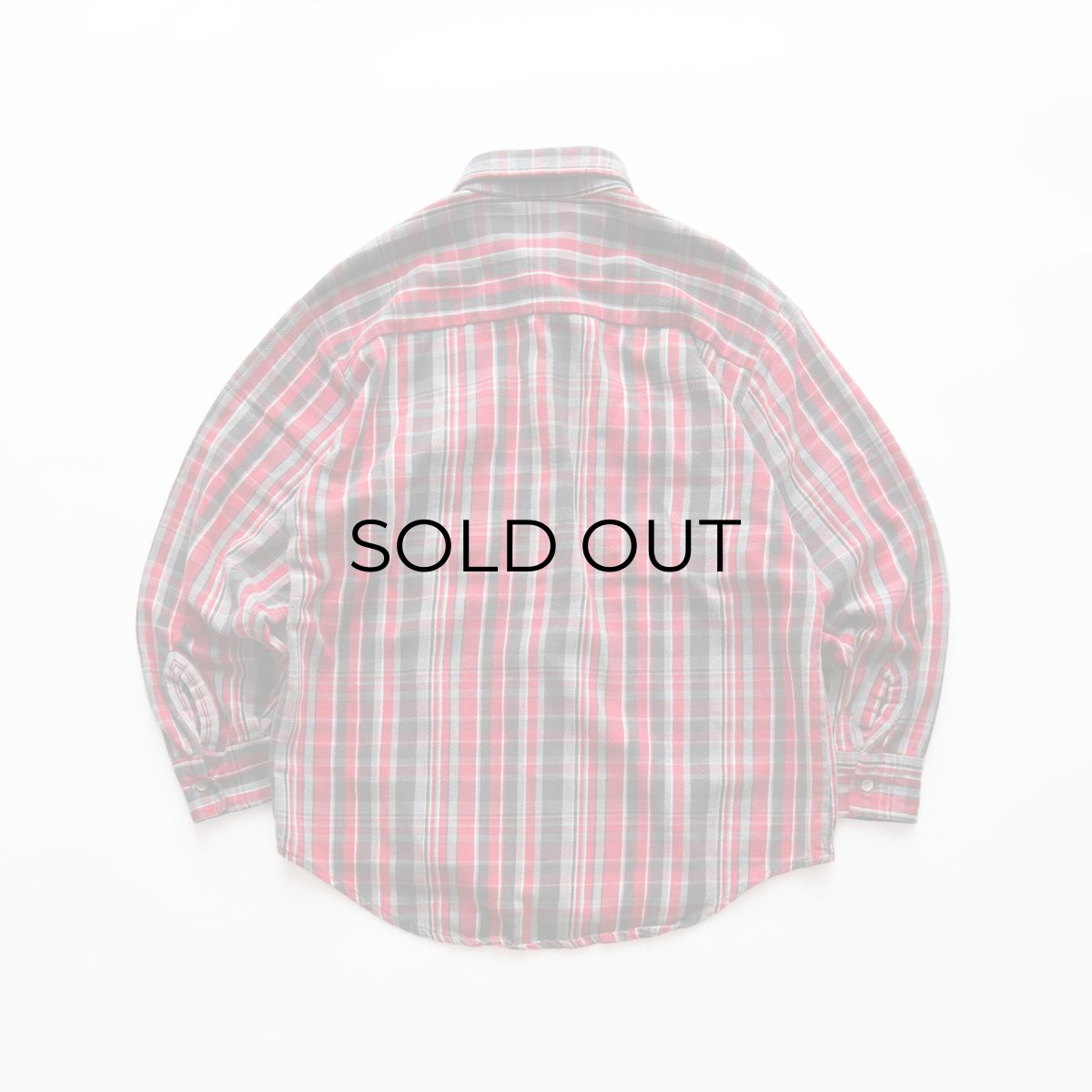 画像2: 〜00's POLAR KING COTTON CHECK HEAVY FLANNEL SHIRT (2)