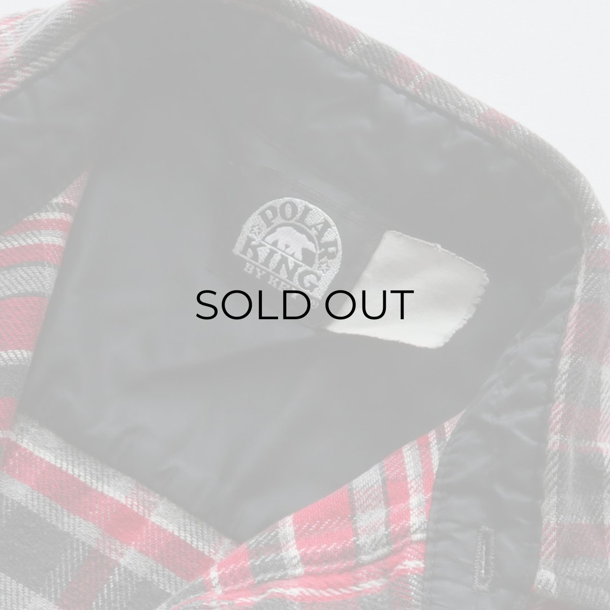 画像6: 〜00's POLAR KING COTTON CHECK HEAVY FLANNEL SHIRT (6)