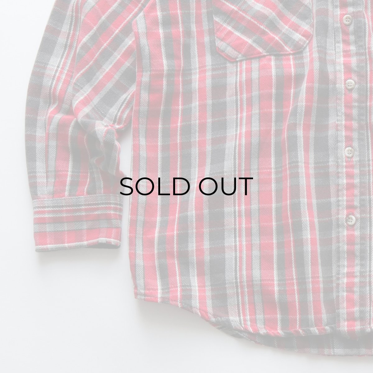 画像4: 〜00's POLAR KING COTTON CHECK HEAVY FLANNEL SHIRT (4)