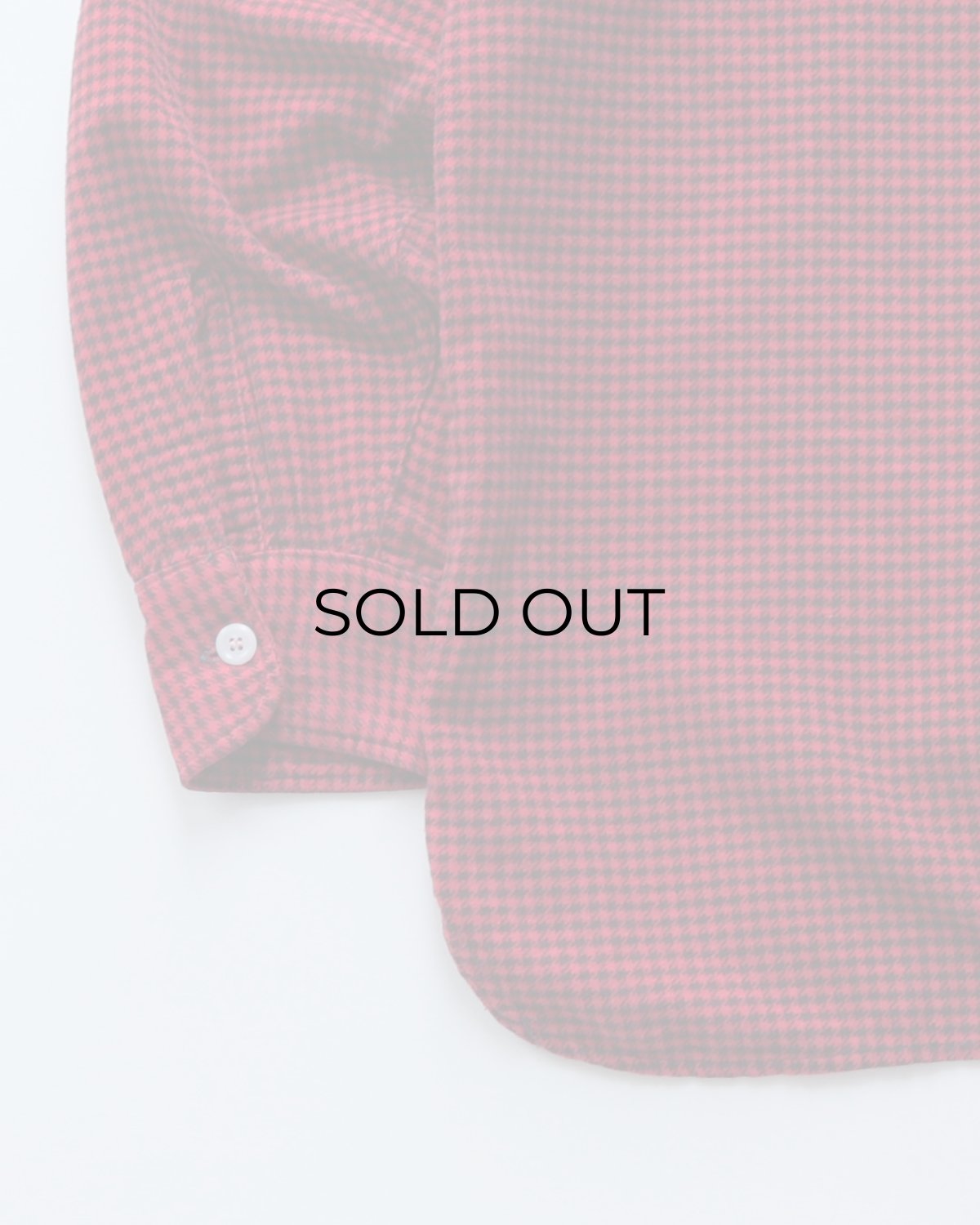 画像6: 50's SunValley COTTON PRINT HOUNDSTOOTH CHECK FLANNEL WORK SHIRT (6)