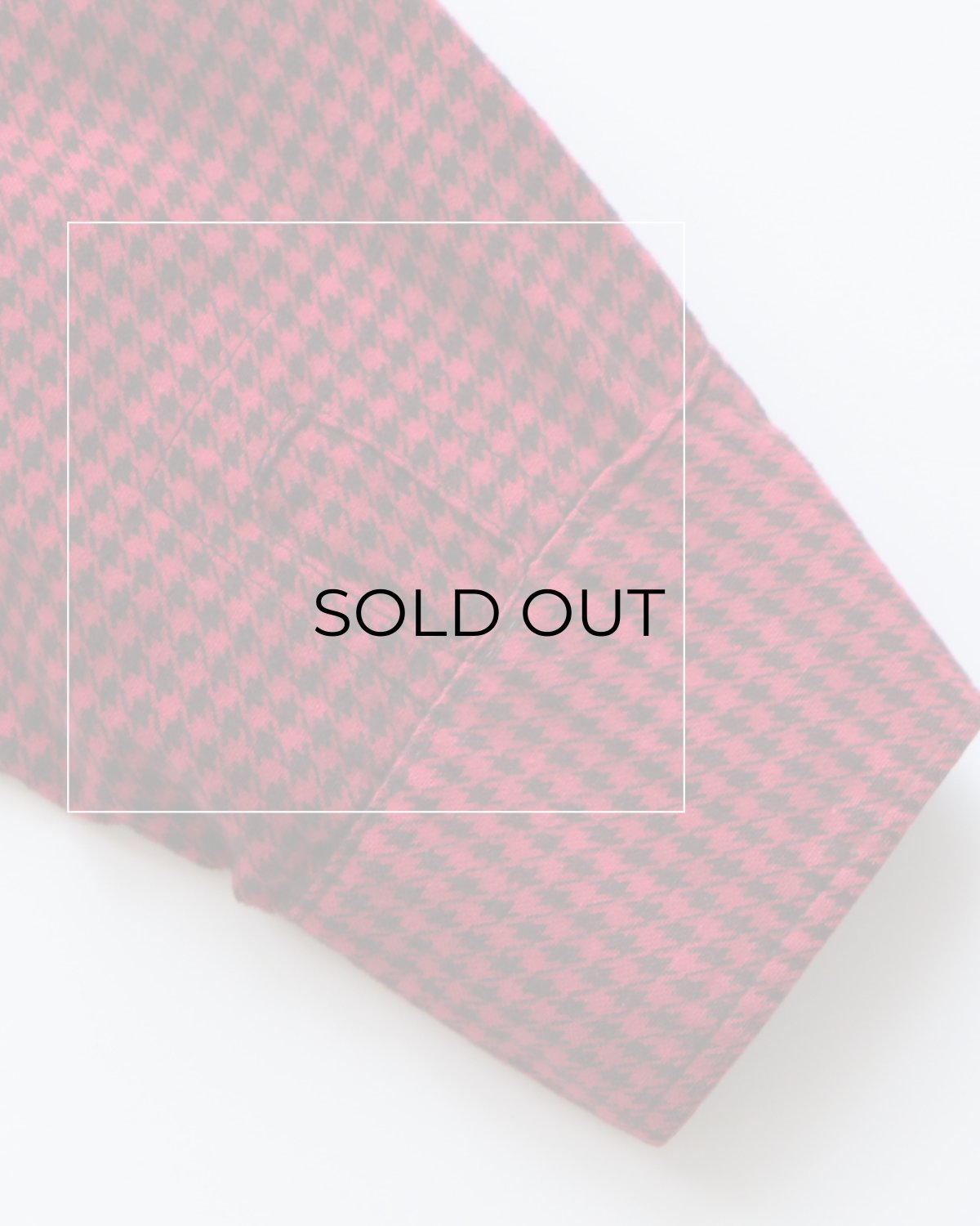 画像10: 50's SunValley COTTON PRINT HOUNDSTOOTH CHECK FLANNEL WORK SHIRT (10)