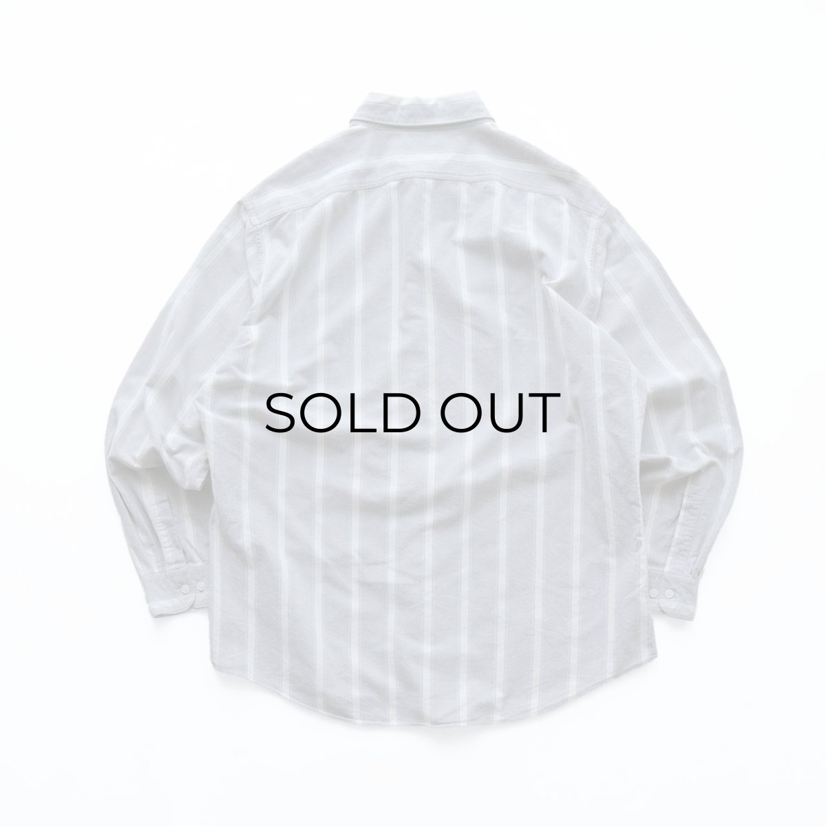 画像2: 80's ST. JOHN'S BAY COTTON STRIPE FLANNEL B/D SHIRT (2)