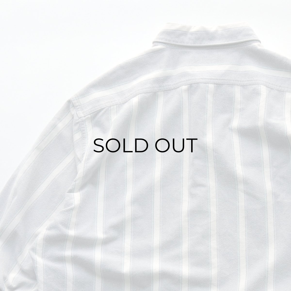 画像5: 80's ST. JOHN'S BAY COTTON STRIPE FLANNEL B/D SHIRT (5)