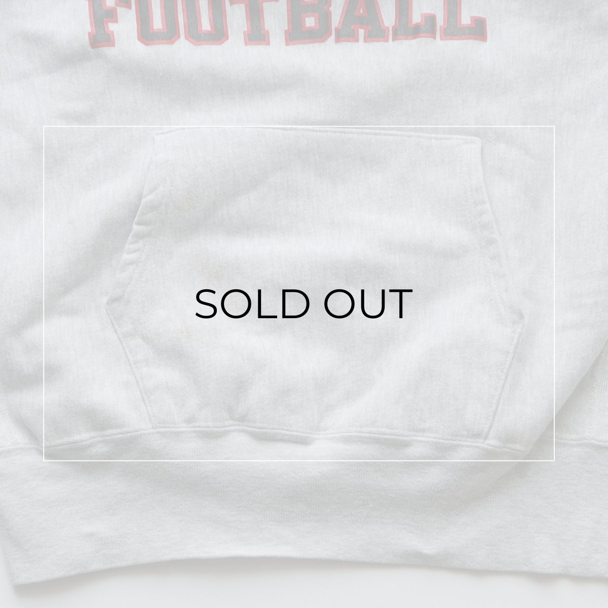 画像10: 90's Champion "REVERSE WEAVE" PRINT SWEAT PULLOVER PARKA "SBCC FOOTBALL" "MADE IN USA" (10)