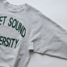 画像4: 90's Champion "REVERSE WEAVE" PRINT CREW NECK SWEAT "PUGET SOUND UNIVERSITY" "MADE IN USA" (4)