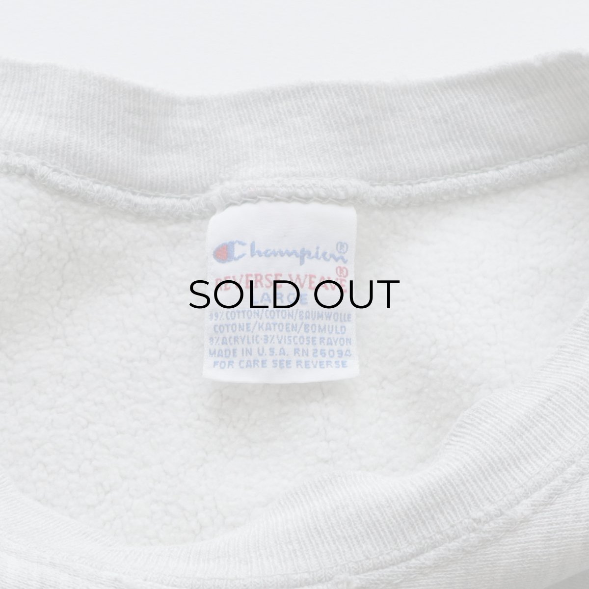 画像6: 90's Champion "REVERSE WEAVE" PRINT CREW NECK SWEAT "PUGET SOUND UNIVERSITY" "MADE IN USA" (6)