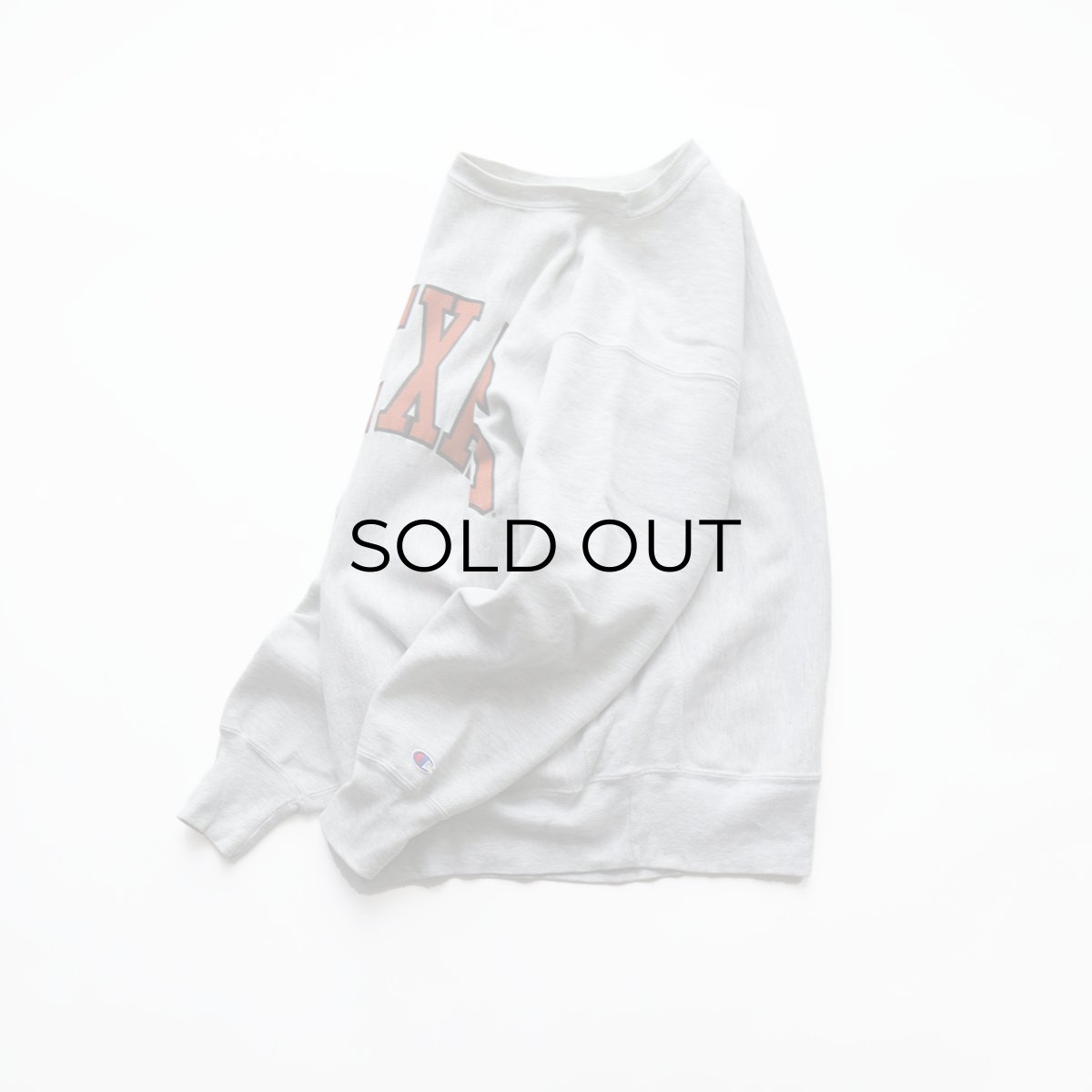 画像2: 90's Champion "REVERSE WEAVE" PRINT CREW NECK SWEAT "TEXAS" "MADE IN USA" (2)
