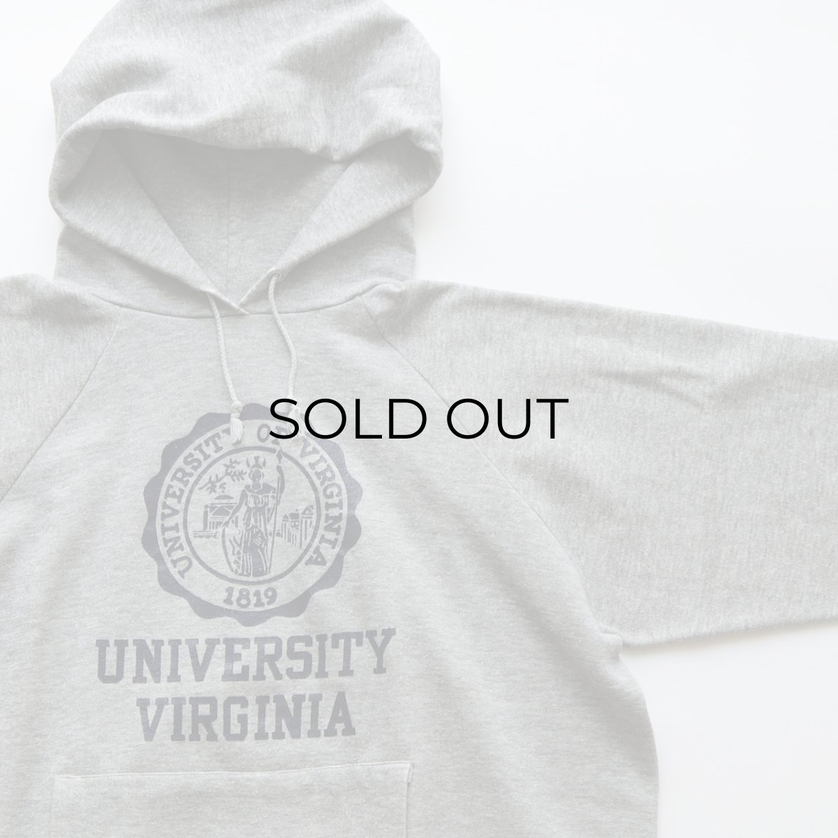 画像3: 〜80's Healthknit PRINT SWEAT PULLOVER PARKA "UNIVERSITY VIRGINIA" "MADE IN USA" (3)