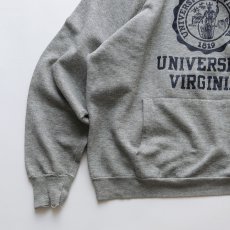 画像4: 〜80's Healthknit PRINT SWEAT PULLOVER PARKA "UNIVERSITY VIRGINIA" "MADE IN USA" (4)