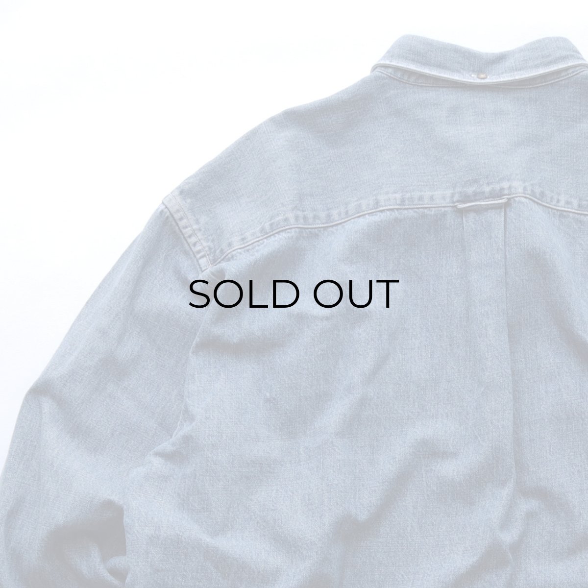 画像5: NORDSTROM COTTON DENIM B/D SHIRT (5)