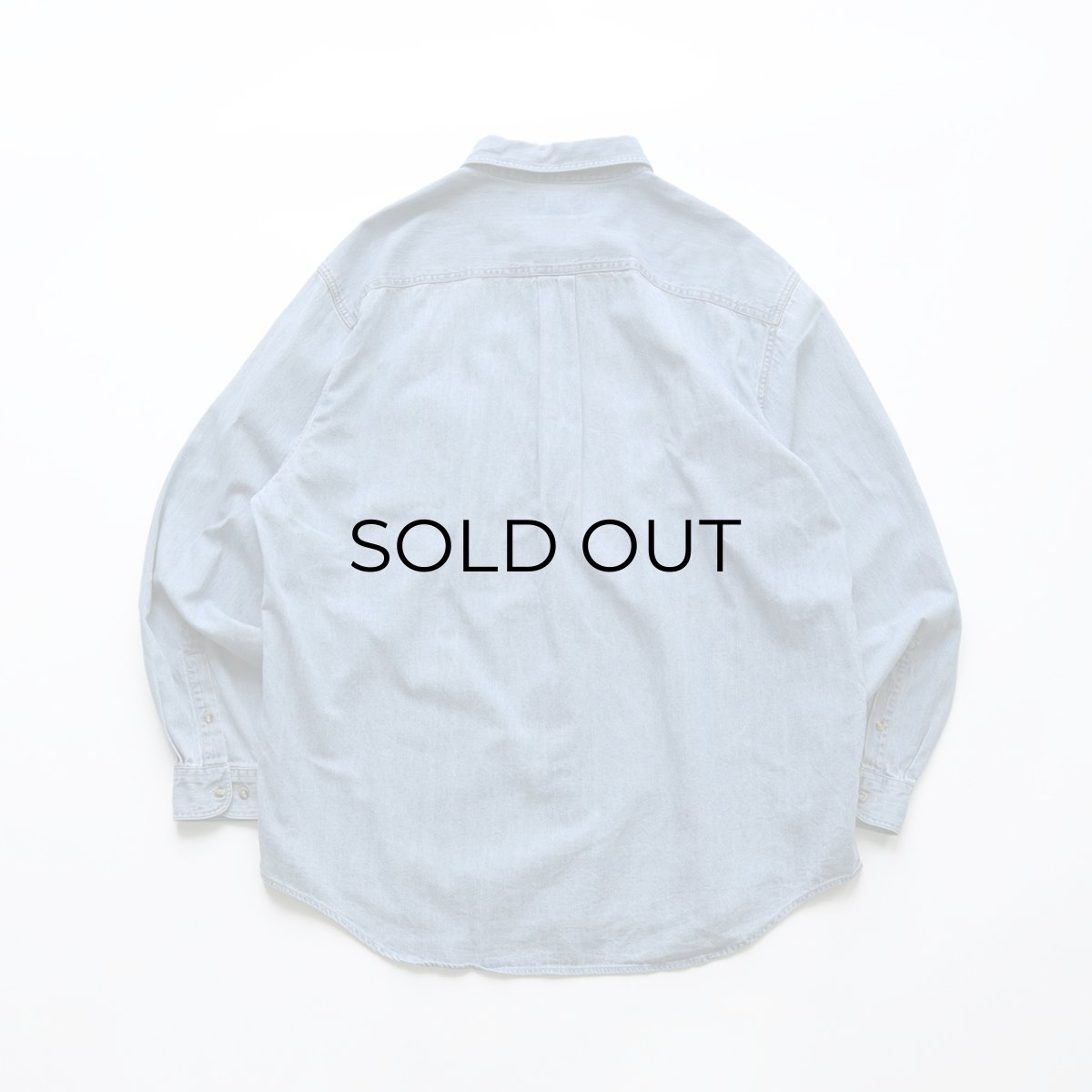 画像2: 90's Hunt Club COTTON DENIM SHIRT (2)