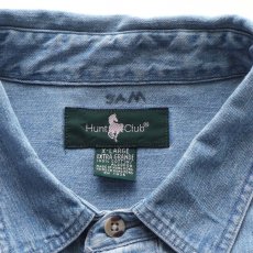 画像7: 90's Hunt Club COTTON DENIM SHIRT (7)