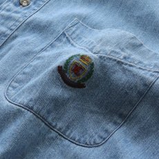 画像6: 90's Hunt Club COTTON DENIM SHIRT (6)