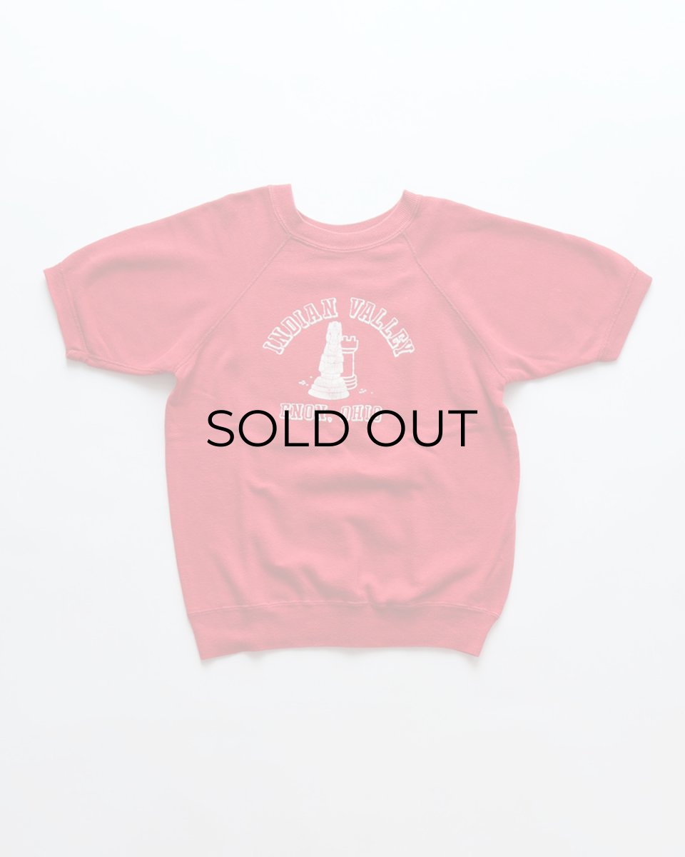 画像1: 60's UNKNOWN BRAND PRINT CREW NECK S/S SWEAT "INDIAN VALLEY" (1)