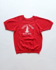 画像1: 60's UNKNOWN BRAND PRINT CREW NECK S/S SWEAT "INDIAN VALLEY" (1)