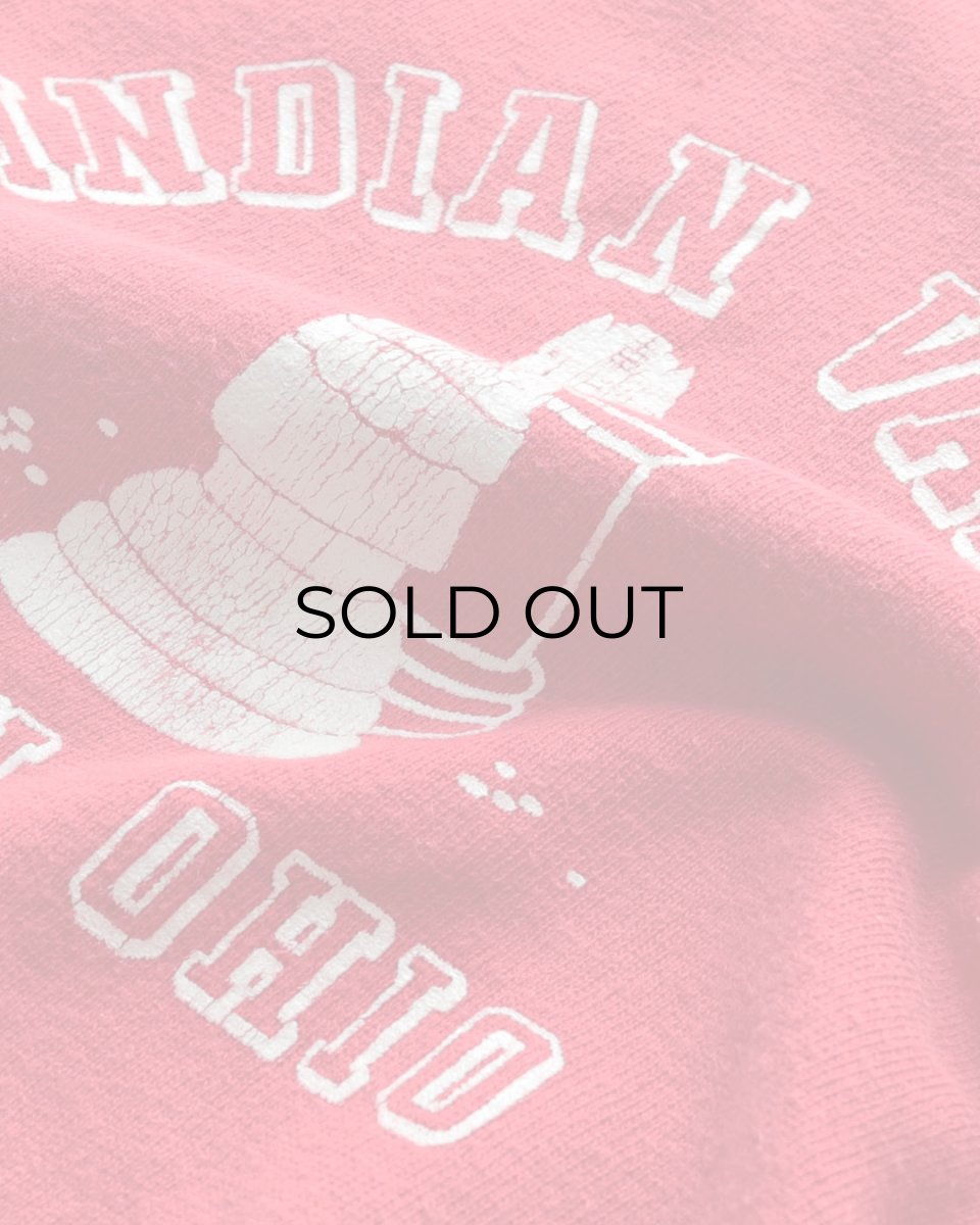 画像6: 60's UNKNOWN BRAND PRINT CREW NECK S/S SWEAT "INDIAN VALLEY" (6)