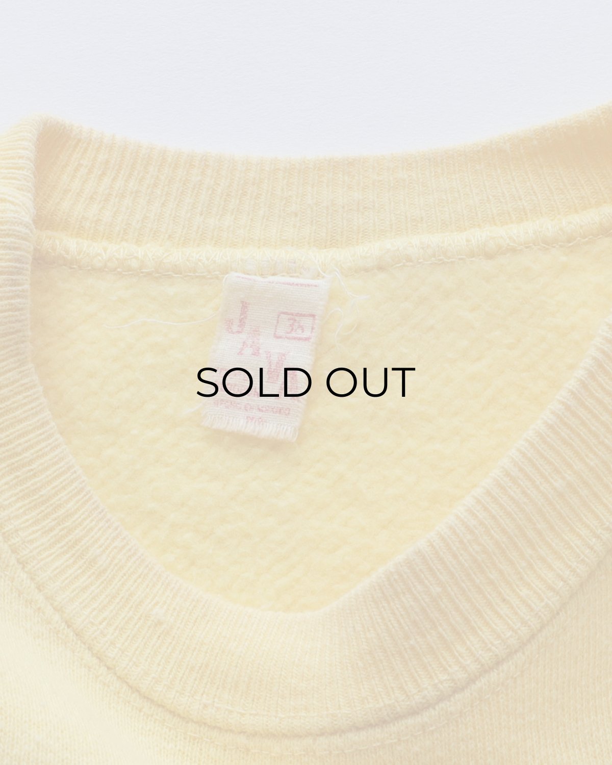 画像6: 〜70's JAVA COTTON PRINT CREW NECK CUT-OFF S/S SWEAT "POLITECNICO" (6)