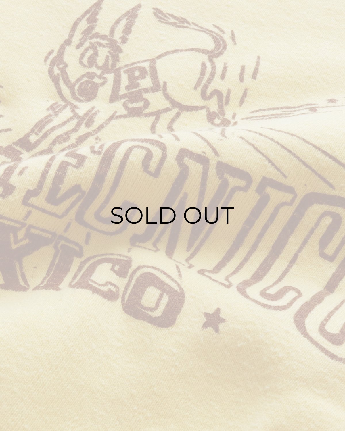 画像7: 〜70's JAVA COTTON PRINT CREW NECK CUT-OFF S/S SWEAT "POLITECNICO" (7)