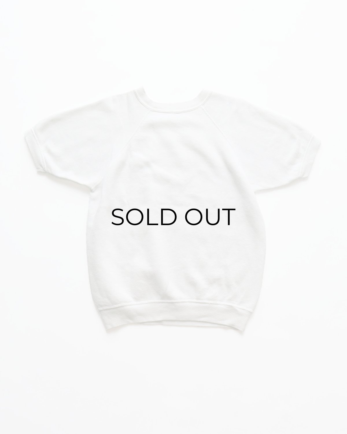 画像2: 60's UNKNOWN BRAND COTTON PLAIN CREW NECK S/S SWEAT (2)