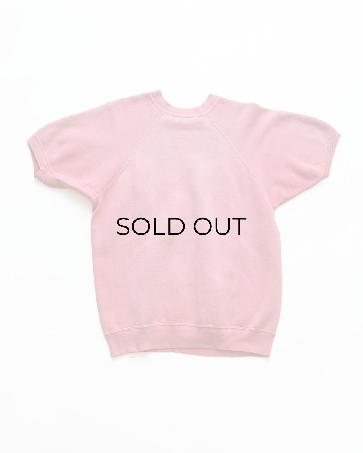 画像2: 60's UNKNOWN BRAND COTTON PLAIN CREW NECK S/S SWEAT (2)