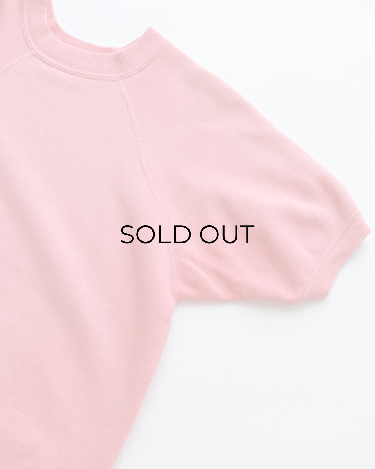 画像3: 60's UNKNOWN BRAND COTTON PLAIN CREW NECK S/S SWEAT (3)