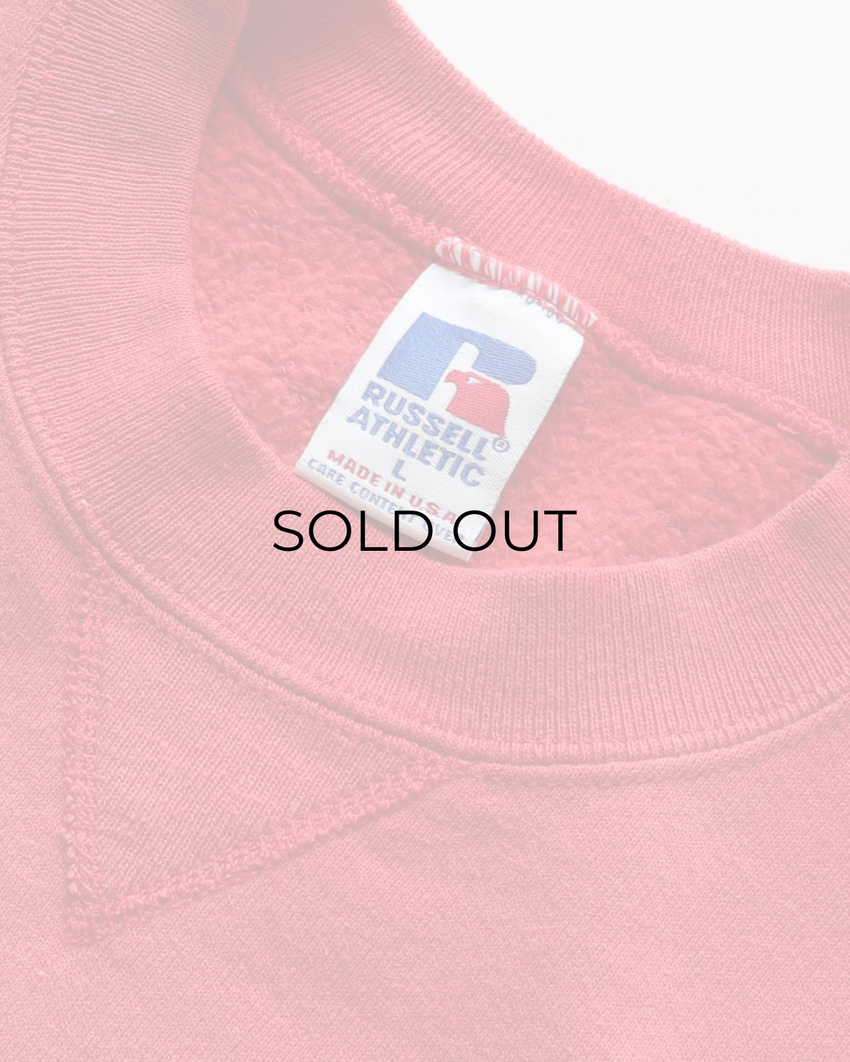 画像6: 〜90's RUSSELL PLAIN CREW NECK S/S SWEAT "MADE IN USA" (6)