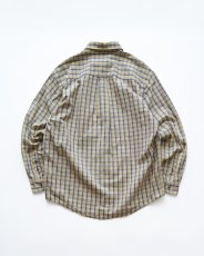 画像2: 90's Eddie Bauer COTTON CHECK B/D SHIRT (2)