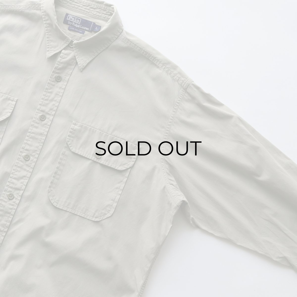 画像3: 〜90's Polo by Ralph Lauren COTTON POPLIN WORK style SHIRT (3)