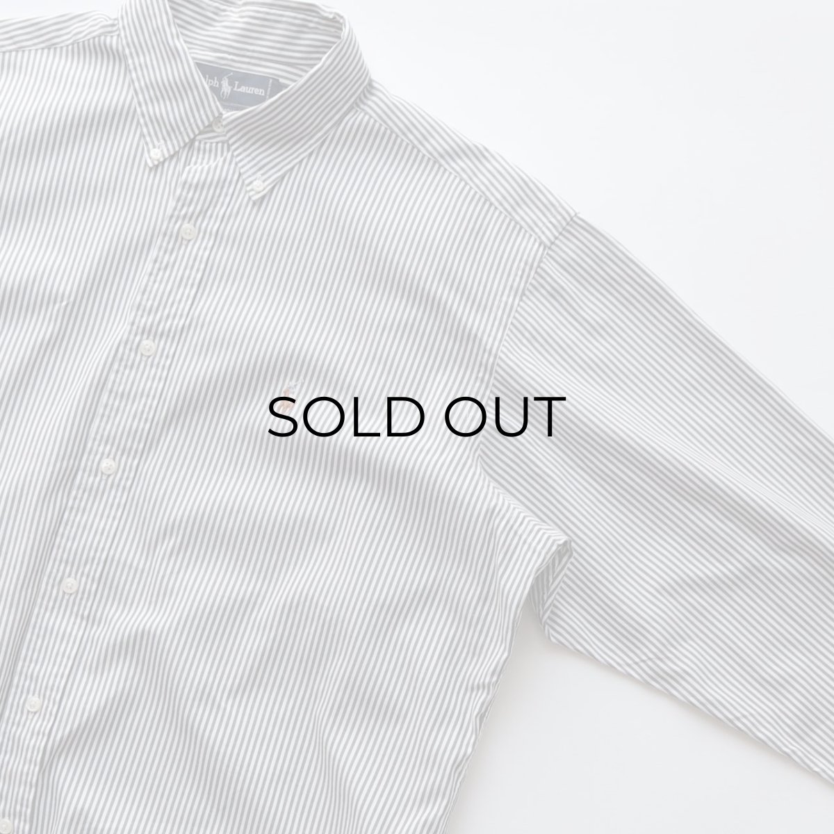 画像3: 〜00's Ralph Lauren COTTON STRIPE B/D SHIRT (3)