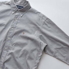 画像3: 〜00's Ralph Lauren COTTON STRIPE B/D SHIRT (3)