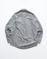 画像2: nordstrom LONG STAPLE COTTON PINPOINT OXFORD STRIPE B/D SHIRT (2)