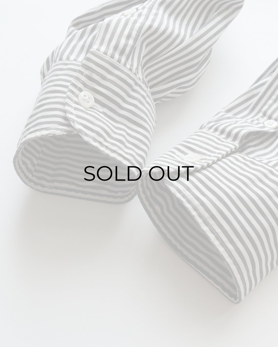 画像8: nordstrom LONG STAPLE COTTON PINPOINT OXFORD STRIPE B/D SHIRT (8)