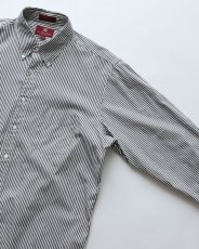 画像3: nordstrom LONG STAPLE COTTON PINPOINT OXFORD STRIPE B/D SHIRT (3)