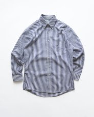 画像1: 〜00's STAFFORD PINPOINT OXFORD STRIPE B/D SHIRT "MADE IN USA" (1)