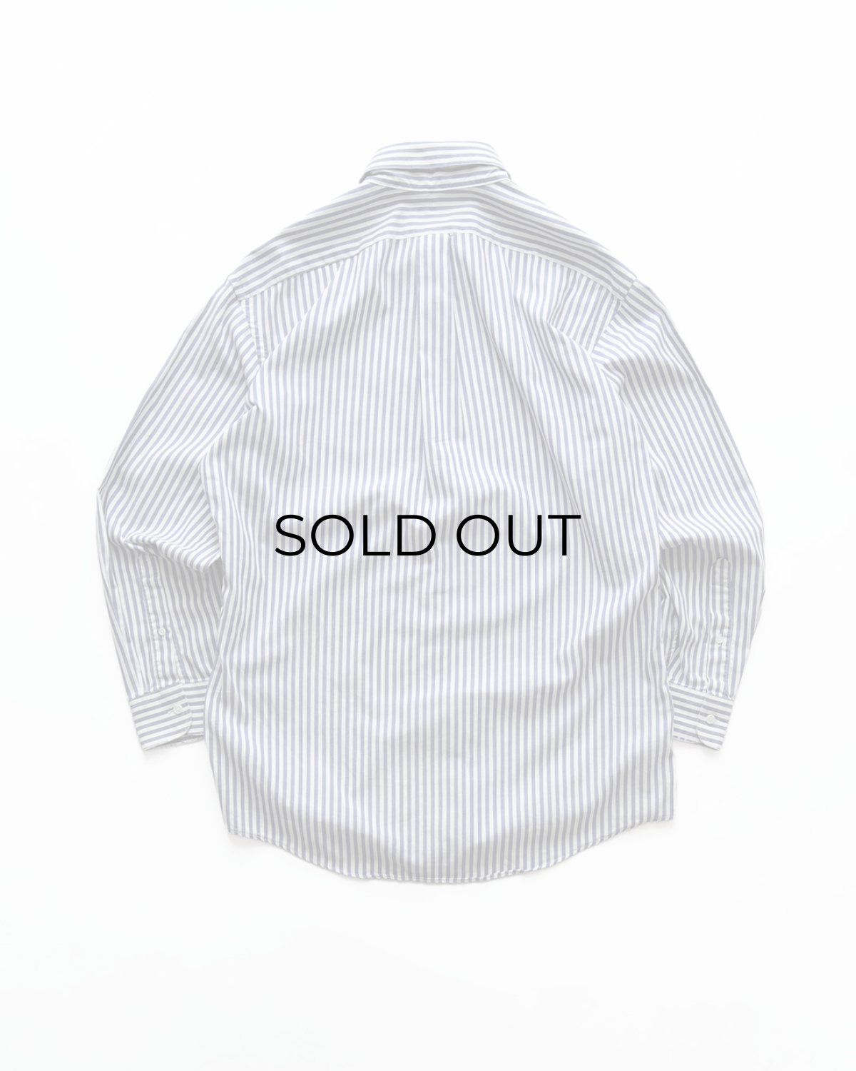 画像2: 〜00's STAFFORD PINPOINT OXFORD STRIPE B/D SHIRT "MADE IN USA" (2)