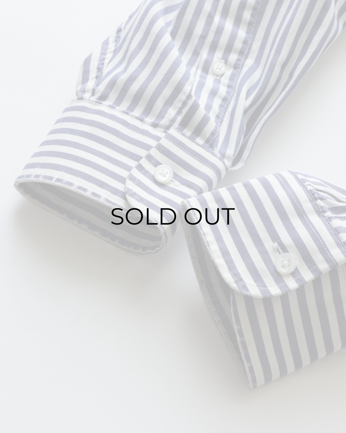 画像9: 〜00's STAFFORD PINPOINT OXFORD STRIPE B/D SHIRT "MADE IN USA" (9)