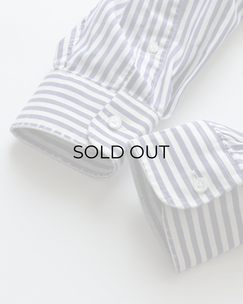 画像9: 〜00's STAFFORD PINPOINT OXFORD STRIPE B/D SHIRT "MADE IN USA" (9)