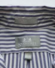 画像6: 〜00's STAFFORD PINPOINT OXFORD STRIPE B/D SHIRT "MADE IN USA" (6)