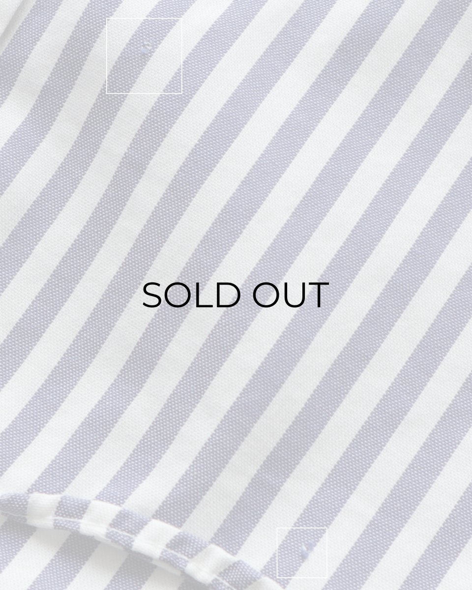 画像8: 〜00's STAFFORD PINPOINT OXFORD STRIPE B/D SHIRT "MADE IN USA" (8)