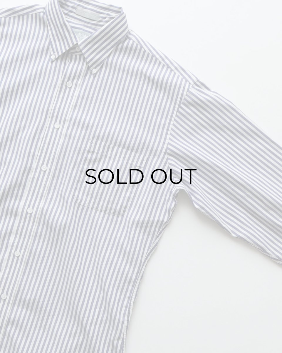 画像3: 〜00's STAFFORD PINPOINT OXFORD STRIPE B/D SHIRT "MADE IN USA" (3)