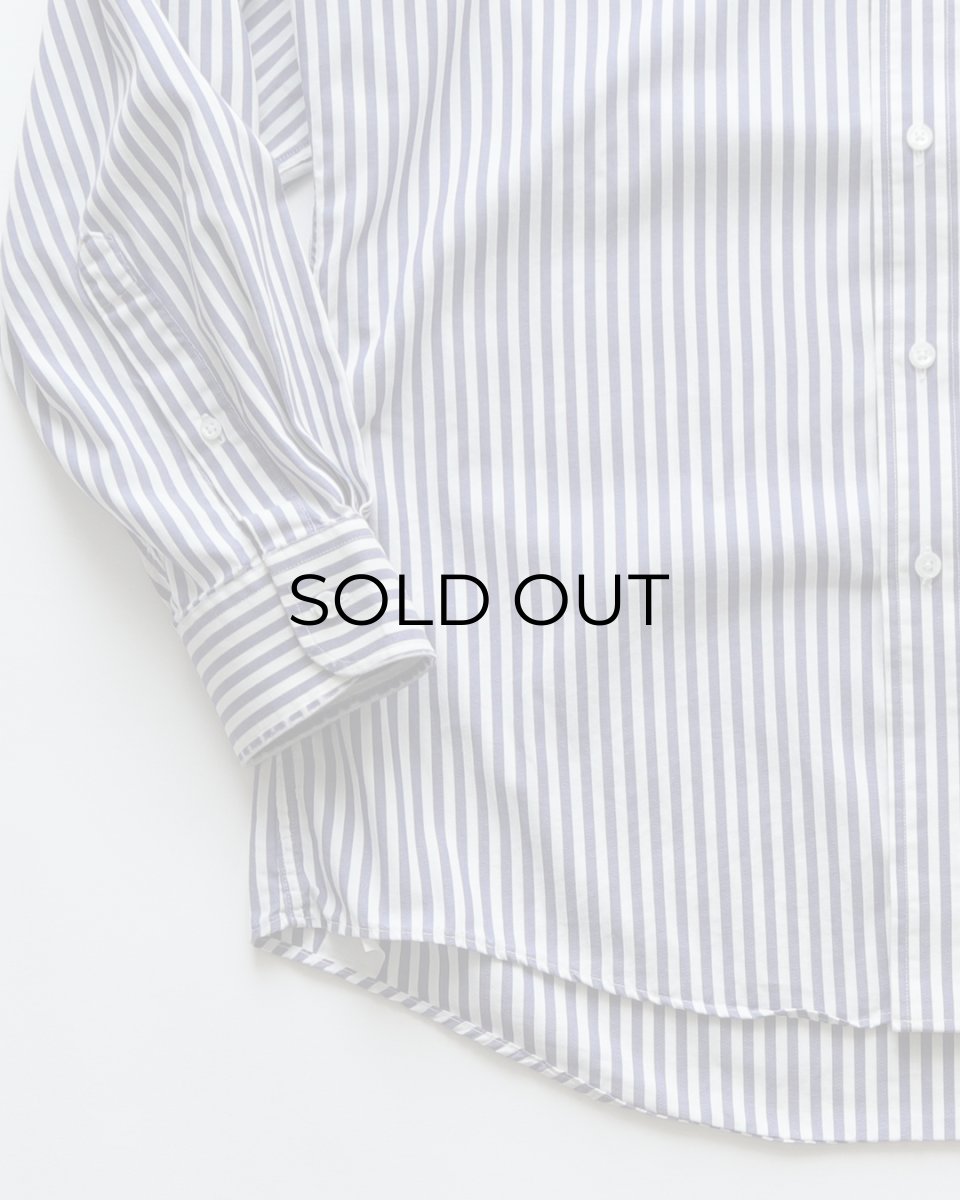 画像4: 〜00's STAFFORD PINPOINT OXFORD STRIPE B/D SHIRT "MADE IN USA" (4)