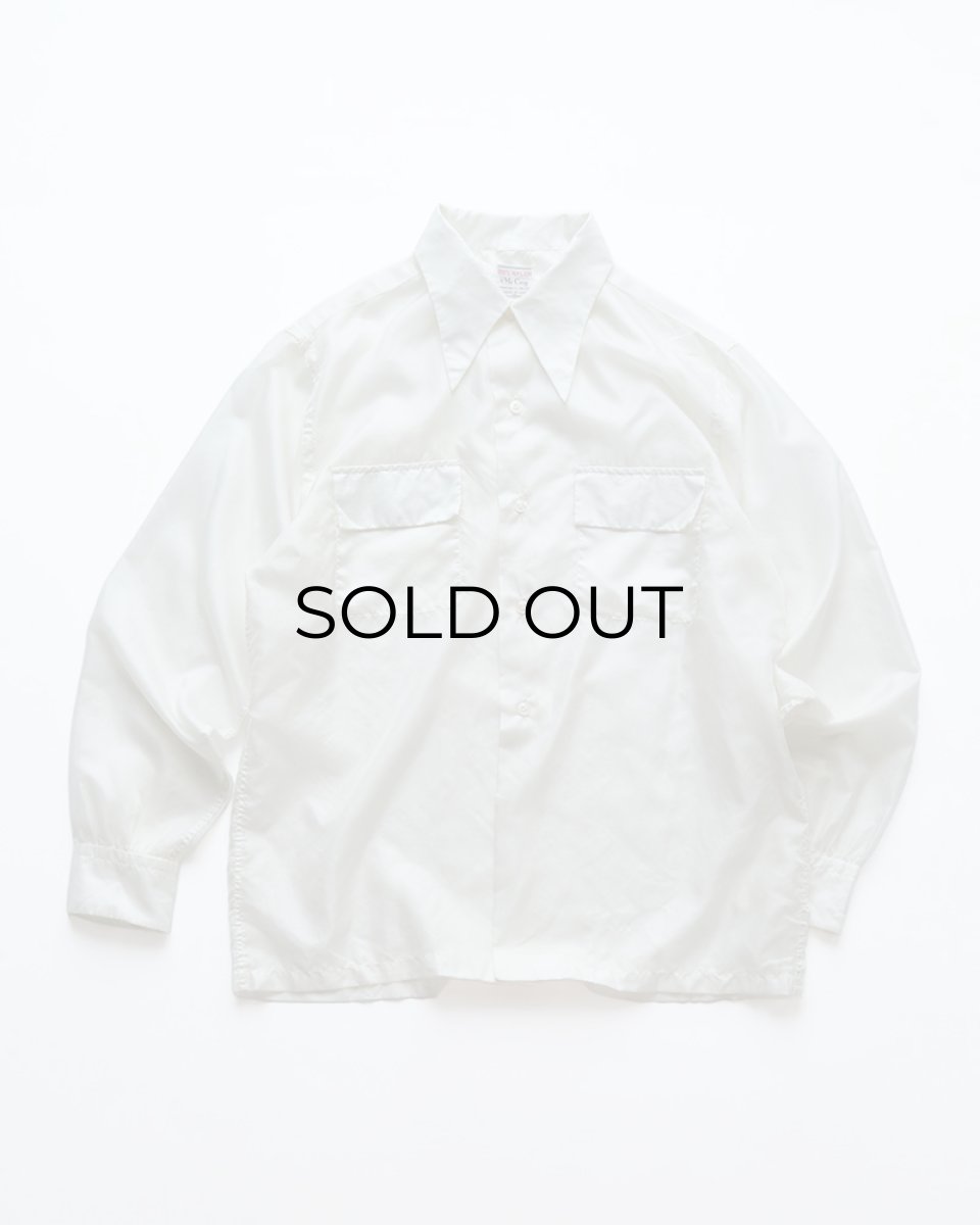 画像1: 50's McCoy NYLON OPEN COLLAR BOX SHIRT (1)