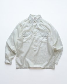 画像1: 50's McCoy NYLON OPEN COLLAR BOX SHIRT (1)