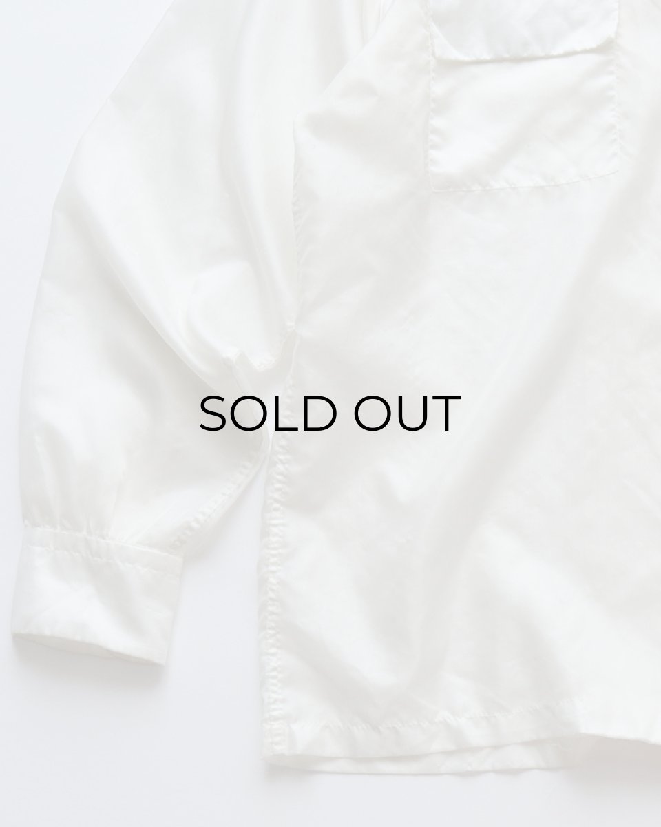 画像4: 50's McCoy NYLON OPEN COLLAR BOX SHIRT (4)