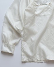 画像4: 50's McCoy NYLON OPEN COLLAR BOX SHIRT (4)