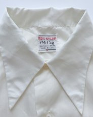 画像7: 50's McCoy NYLON OPEN COLLAR BOX SHIRT (7)