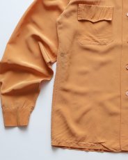 画像4: 50's Don Juan NYLON ACETATE LOOP COLLAR BOX SHIRT (4)